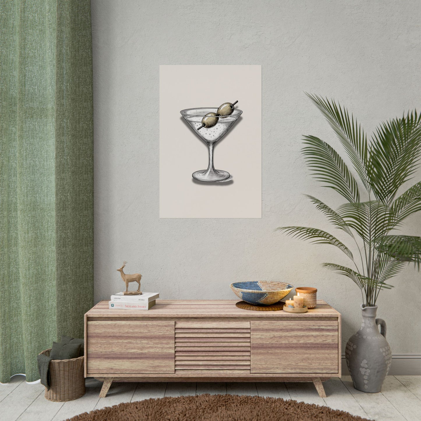 Martini Wall Art Rolled Posters