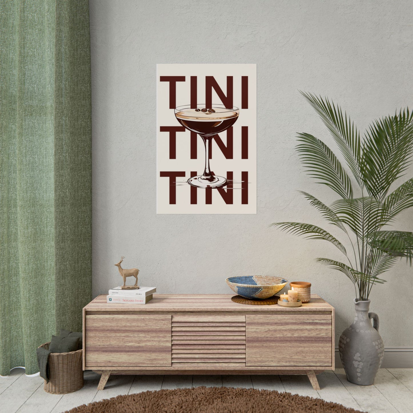 ‘ TINI ‘ - Espresso Martini Inspired Rolled Poster