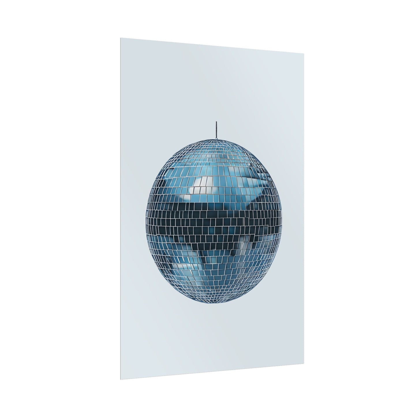 Disco Ball Wall Art Rolled Poster