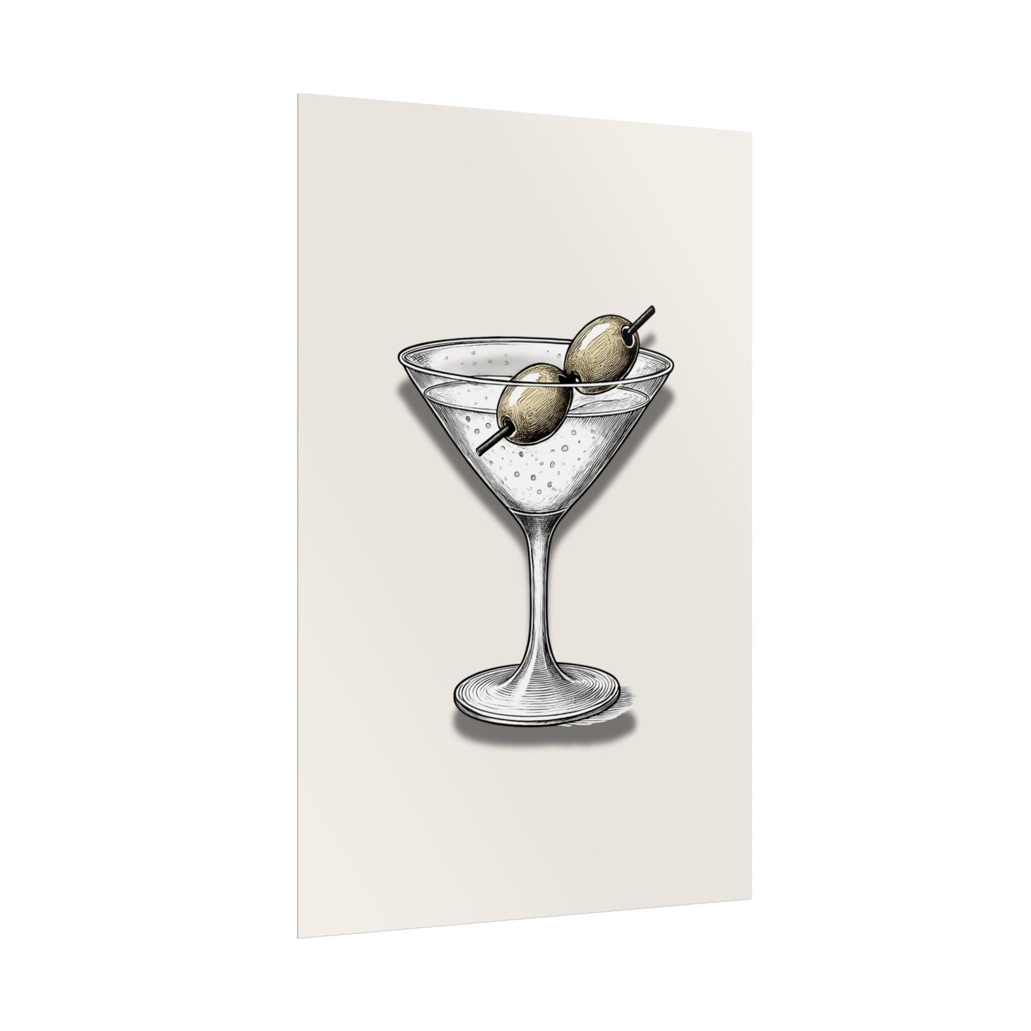 Martini Wall Art Rolled Posters