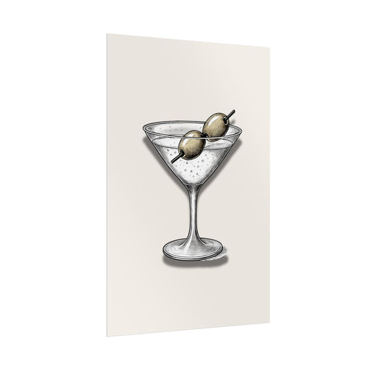 Martini Wall Art Rolled Posters