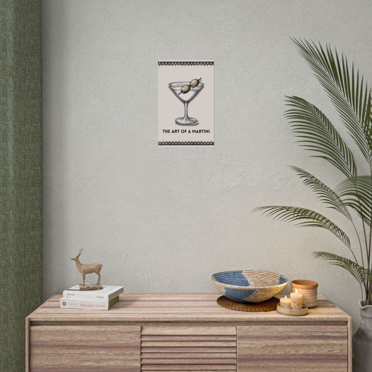 ‘ The Art Of A Martini ‘ - Martini Wall Art Rolled Poster