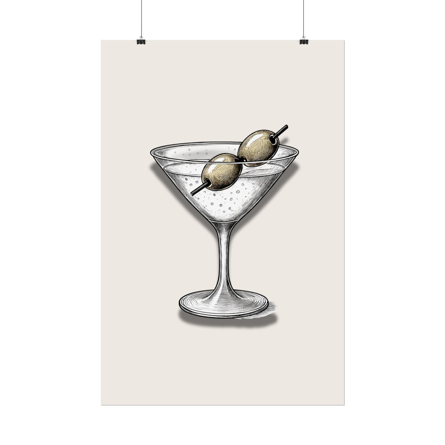 Martini Wall Art Rolled Posters