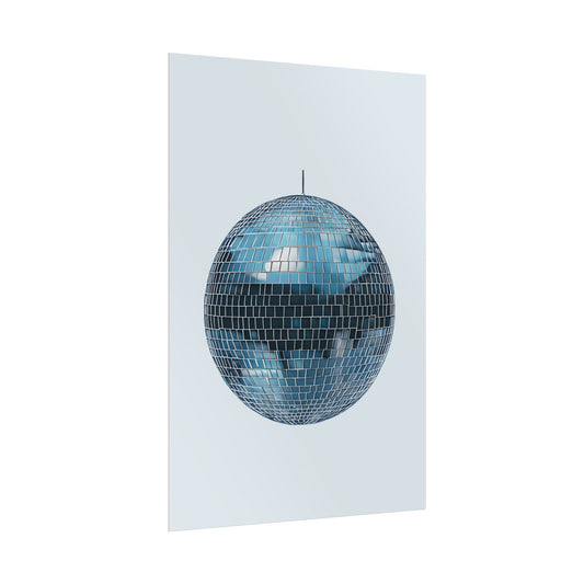 Disco Ball Wall Art Rolled Poster