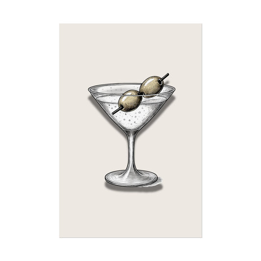 Martini Wall Art Rolled Posters