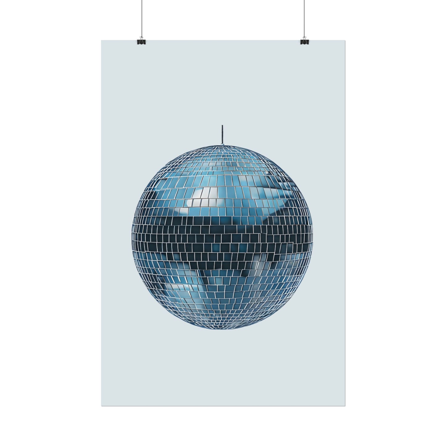 Disco Ball Wall Art Rolled Poster
