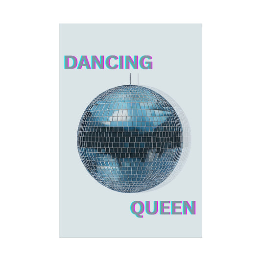 ‘ Dancing Queen ‘ - Disco Ball Wall Art Rolled Posters